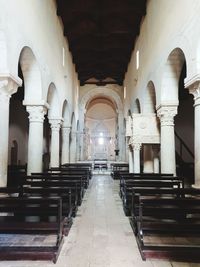 Corridor of historic building