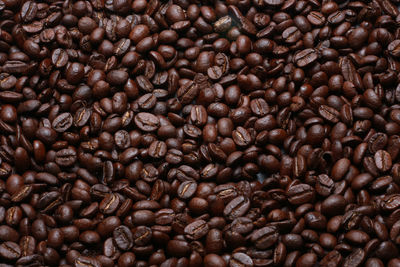 Full frame shot of coffee beans