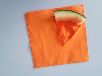 Close-up of food on white background