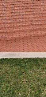 View of brick wall