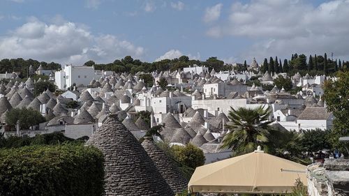 Townscape against sky