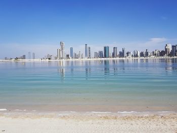 View of city at waterfront