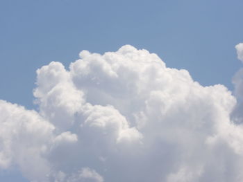 Low angle view of clouds in sky