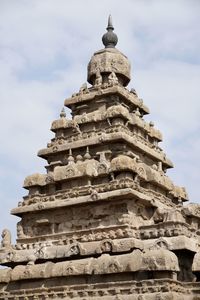 Low angle view of historical building against sky