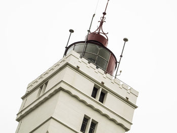 Low angle view of building against clear sky