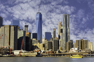 Modern buildings in city