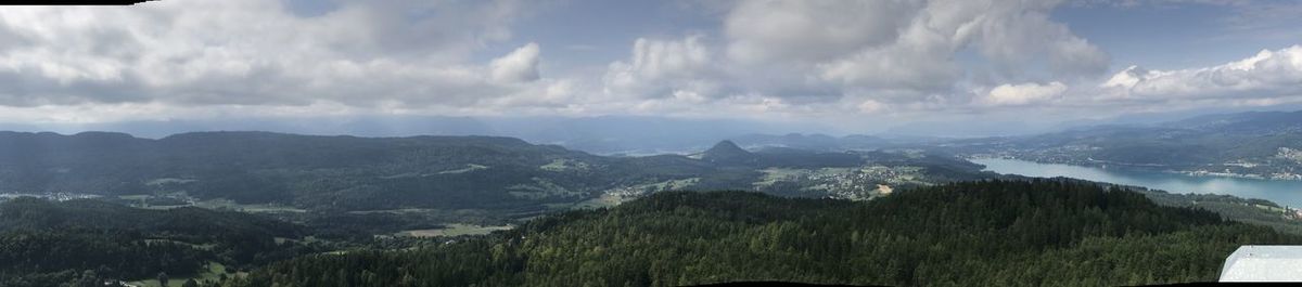 Panoramic view of landscape against sky