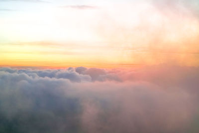 Scenic view of cloudscape during sunset