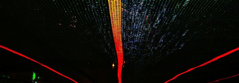 Close-up of multi colored umbrella