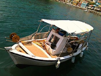 Boats in harbor