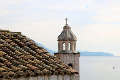 Low angle view of building against sky