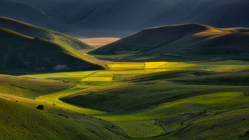 Sibillini national park - colors, lights and shadows.