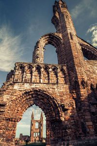 Low angle view of historical building