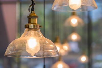 Beautiful vintage lighting decor for building interiors.