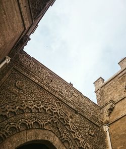 Low angle view of historical building