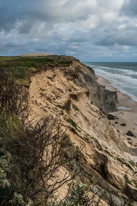 View at rubjerg knude lighthouse at danish west coast