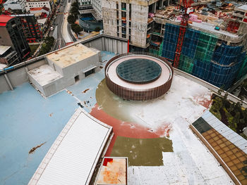 Lalaport mall drone view.