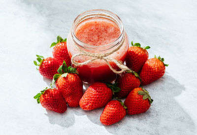 Close-up of strawberries