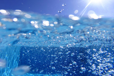 Close-up of sea waves