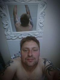 Man looking at camera