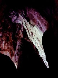 Close-up of rock formation