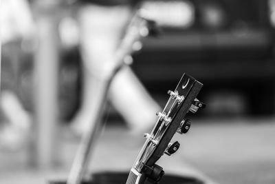 Close-up of guitar