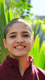 Portrait of smiling boy