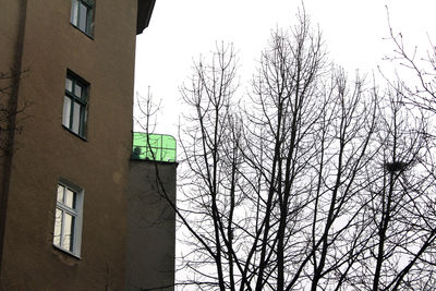 Low angle view of building against sky