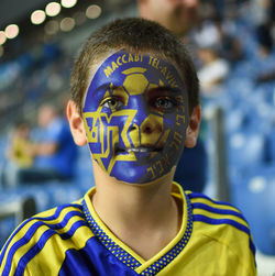 Close-up of human face