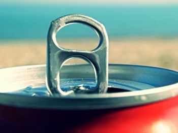 Close-up of object against blurred background