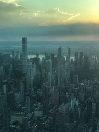 Aerial view of a city