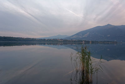 Scenic view of anyone lake against sky