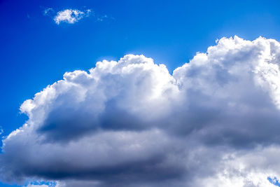 Low angle view of cloudy sky