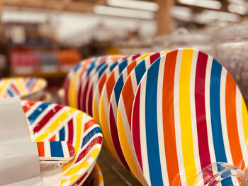 Close-up of colorful balloons