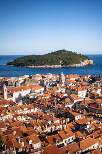 View of old town dubrovnik