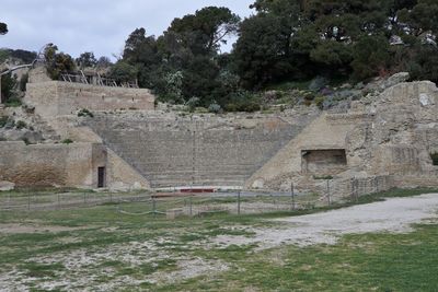 View of old ruin building