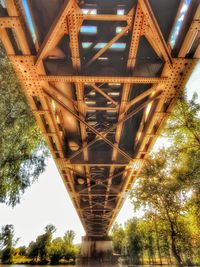 Low angle view of bridge