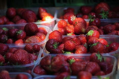 Close-up of strawberries