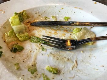 Close-up of food on plate