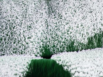 Scenic view of sea during winter