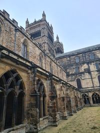 Low angle view of historical building against sky