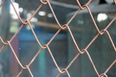 Full frame shot of chainlink fence