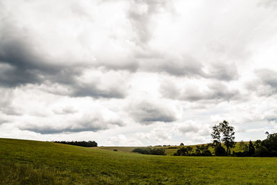 Scenic view of landscape against sky