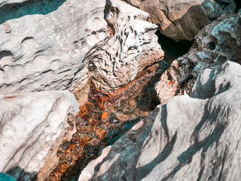 Full frame shot of rocks on rock