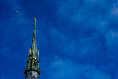 Low angle view of building against sky