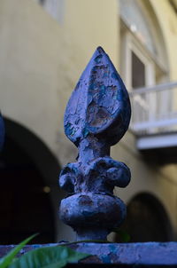 Close-up of statue against blurred background