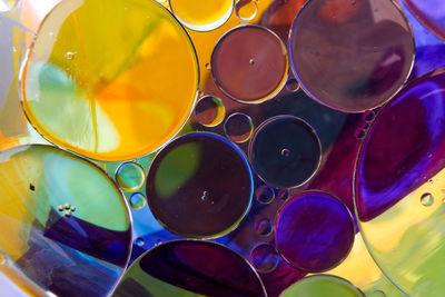 Full frame shot of colorful drinking straws