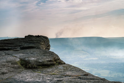 Scenic view of mountain against sky