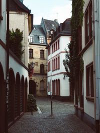 Street amidst buildings in town