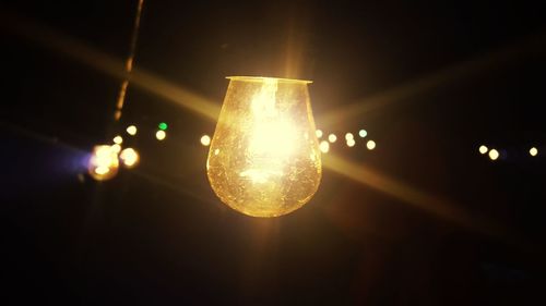 Close-up of light bulb
